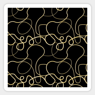 Gold Beads Magnet